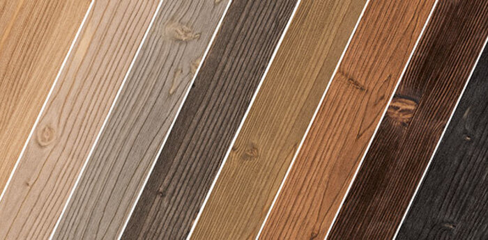 Die Beize ist in acht untereinander mischbaren Farbtönen erhältlich.