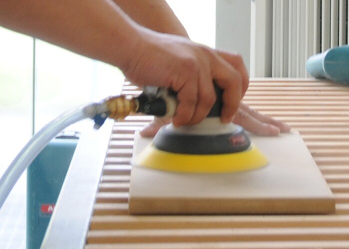 Krok 1 – Broušení podkladu