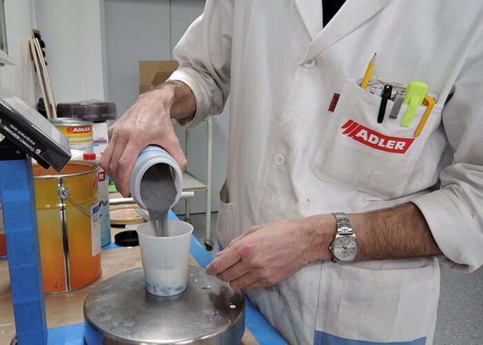 Schritt 2 - Eisenlack mischen...