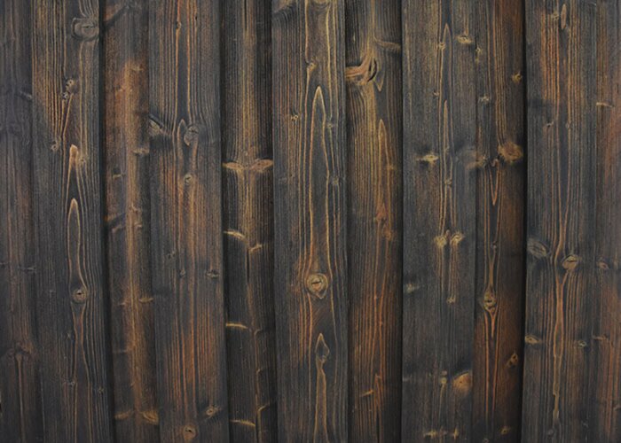 Variante 2: Pullex 3in1-Lasur im Farbton RAL 9005 Tiefschwarz und dann im Farbton Kiefer